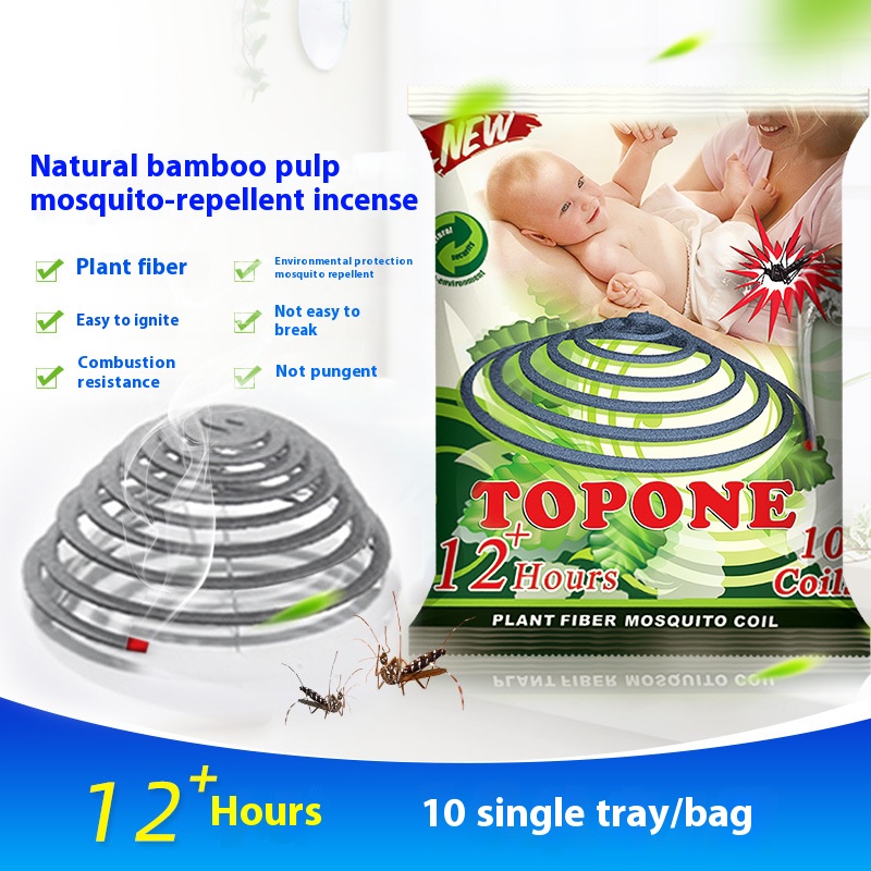 Natural bamboo slurry mosquito repellent incense for household use, plant fiber paper mosquito repellent incense, field mosquito repellent mosquito repellent incense
